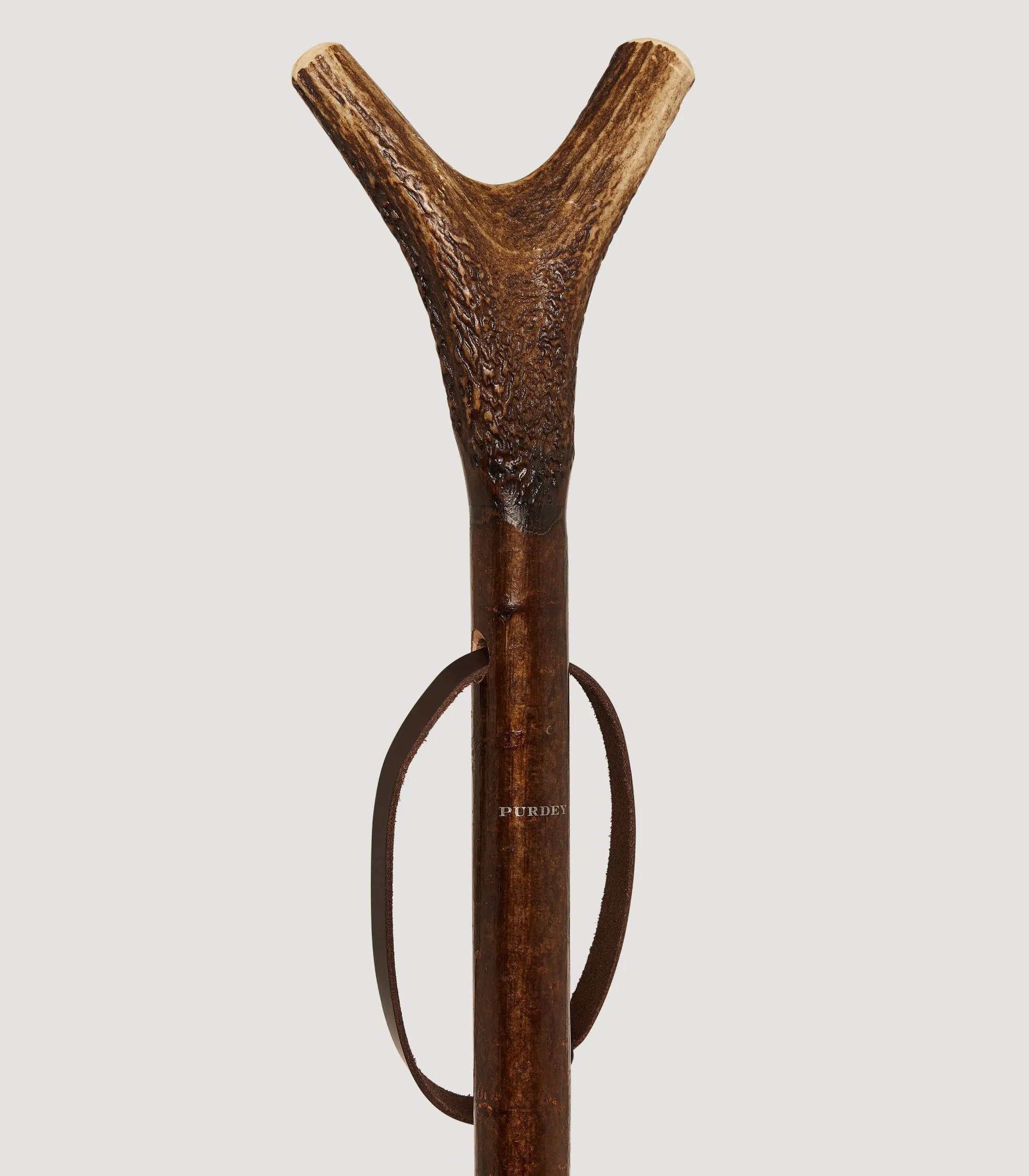 Walking Sticks|Purdey Adjustable Travel Staghorn Thumbstick