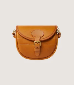 Gun Covers, Cartridge Bags & Belts|Purdey Bridle Leather Cartridge Bag In Tan