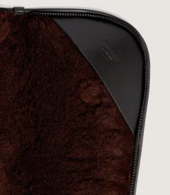 Gun Covers, Cartridge Bags & Belts|Purdey Bridle Leather Gun Cover In Dark Brown