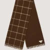 Scarves|Purdey Cashmere Mix Scarf In Chocolate