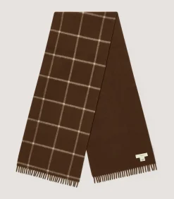 Scarves|Purdey Cashmere Mix Scarf In Chocolate