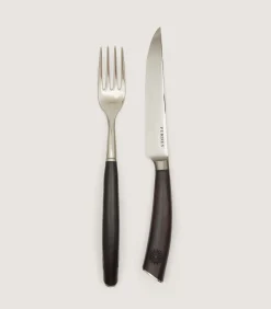 Leather Goods|Purdey Cutlery Set in Dark Brown