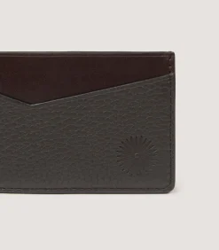 Leather Goods|Purdey Featherburst Card Holder With D Ring In Dark Brown