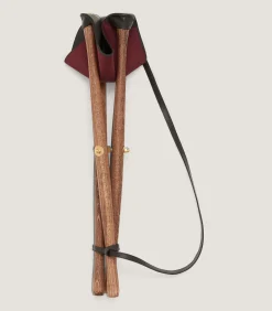Gun Covers, Cartridge Bags & Belts|Purdey Grain Leather Tripod Seat In Dark Brown