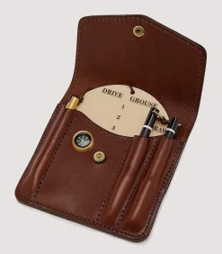 Gun Covers, Cartridge Bags & Belts|Purdey Grouse Butt Marker In Brown
