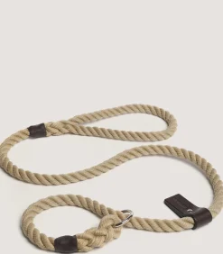 Dog & Falcon Accessories|Purdey Heavyweight Rope Slip Lead In Natural