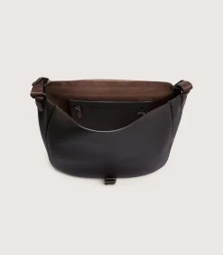 Leather Goods|Purdey Leather Field Bag In Dark Brown