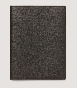 Leather Goods|Purdey Leather Notebook Cover in Dark Brown