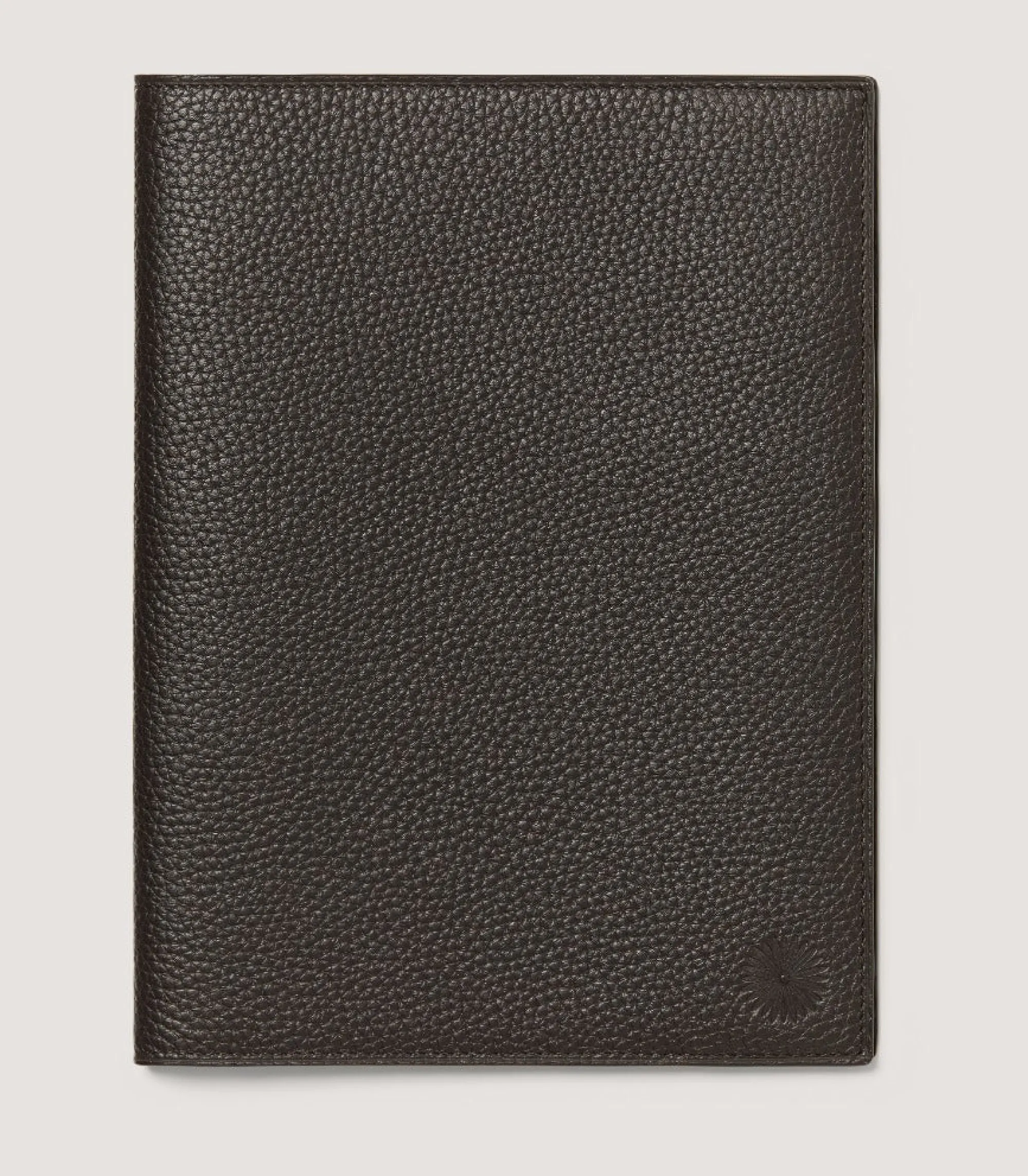 Leather Goods|Purdey Leather Notebook Cover in Dark Brown
