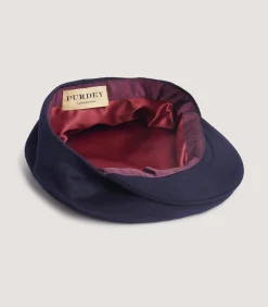 Hats & Caps|Hats & Caps|Purdey Litton Short Peak Loden Cap In Navy