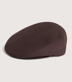 Hats & Caps|Hats & Caps|Purdey Litton Short Peak Ventile Cap In Brown
