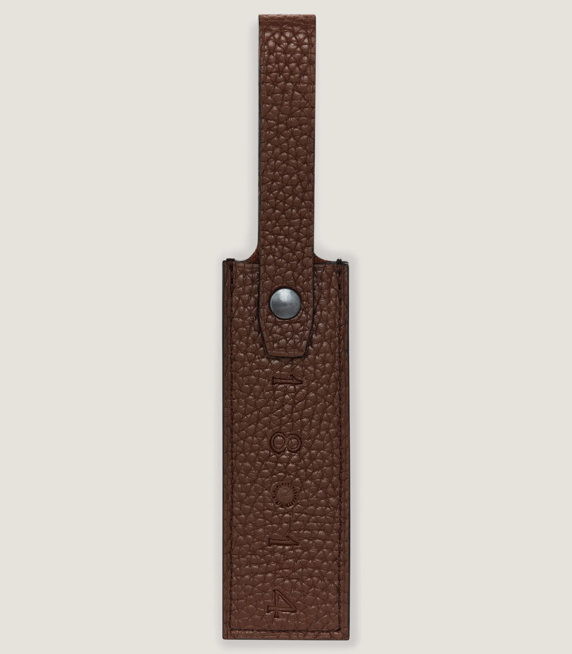 Leather Goods|Purdey Luggage Tag in Cognac