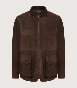 Fleece & Jackets|Purdey Men's Acton Jacket In Walnut