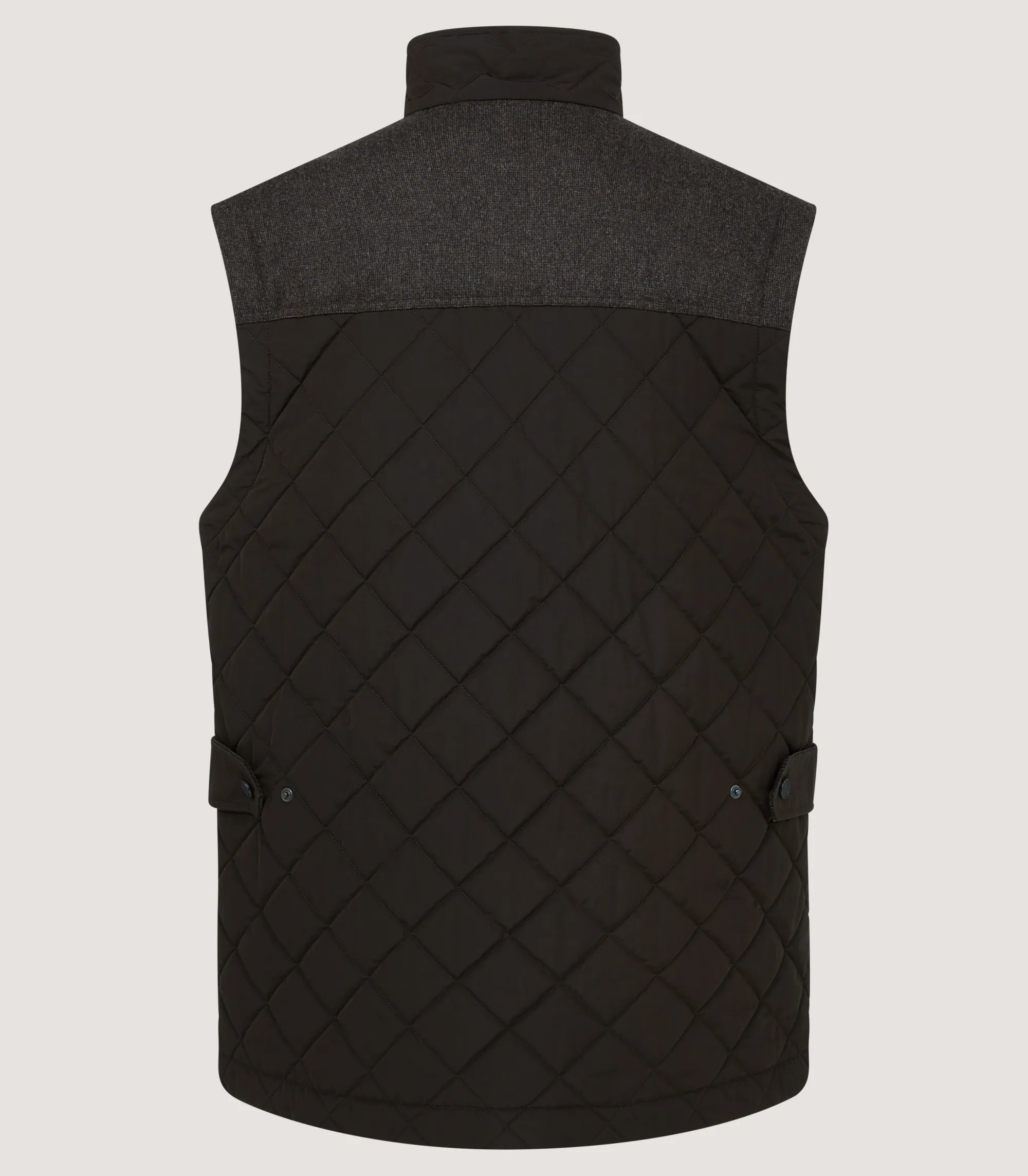 Outerwear|Sporting Vests & Gilets|Purdey Men's Cambridge Quilted Gilet in Walnut