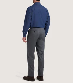 Shirts & Polos|Purdey Men's Chambray Shirt in Denim Blue