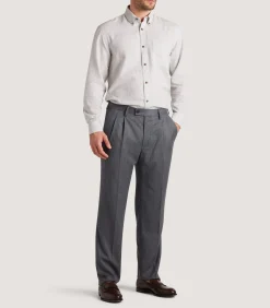 Shirts & Polos|Purdey Men's Cotton Cashmere Button Down Shirt