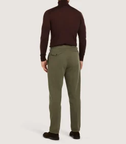Knitwear|Purdey Men's Extra Fine Worsted Cashmere Seamless Turtleneck In Dark Umber