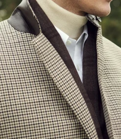 Knitwear|Purdey Men's Extra Fine Worsted Cashmere Seamless Turtleneck In Ivory