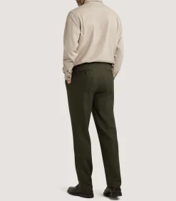 Shirts & Polos|Purdey Men's Herringbone Flannel Shirt in Pale Camel