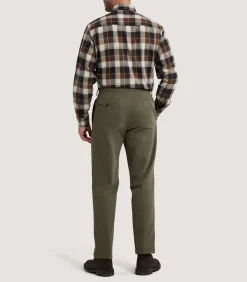 Shirts & Polos|Purdey Men's Large Flannel Check Shirt in Walnut