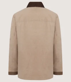 Outerwear|Purdey Men's Latch Coat In Khaki