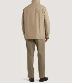 Outerwear|Purdey Men's Latch Coat In Khaki