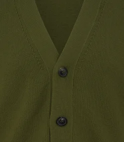 Knitwear|Purdey Men's Loden Audley Cardigan