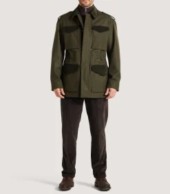 Fleece & Jackets|Purdey Men's Loden Field Jacket