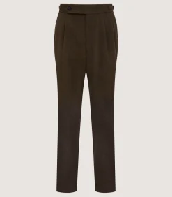 Trousers & Breeks|Purdey Men's Loden Sporting Trouser in Loden
