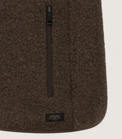 Fleece & Jackets|Sporting Vests & Gilets|Purdey Men's Merino Fleece Gilet In Walnut