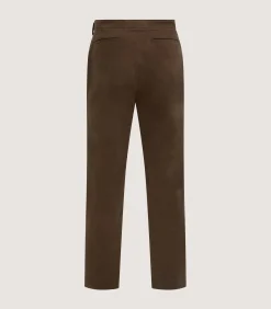 Trousers & Breeks|Purdey Men's Moleskin Flat Front Sporting Trouser