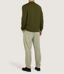 Trousers & Breeks|Purdey Men's Performance Twill Chino in Stone