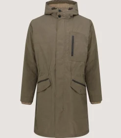 Outerwear|Purdey Men's Ridge Parka Jacket In Tobacco