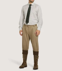 Shirts & Polos|Purdey Men's Summer Sporting Half Tattersall Double Cuff Shirt