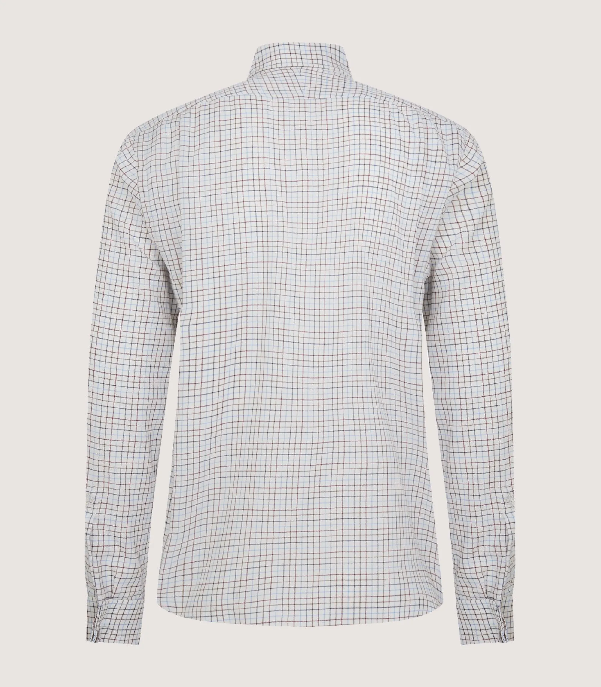 Shirts & Polos|Purdey Men's Summer Sporting Half Tattersall Double Cuff Shirt