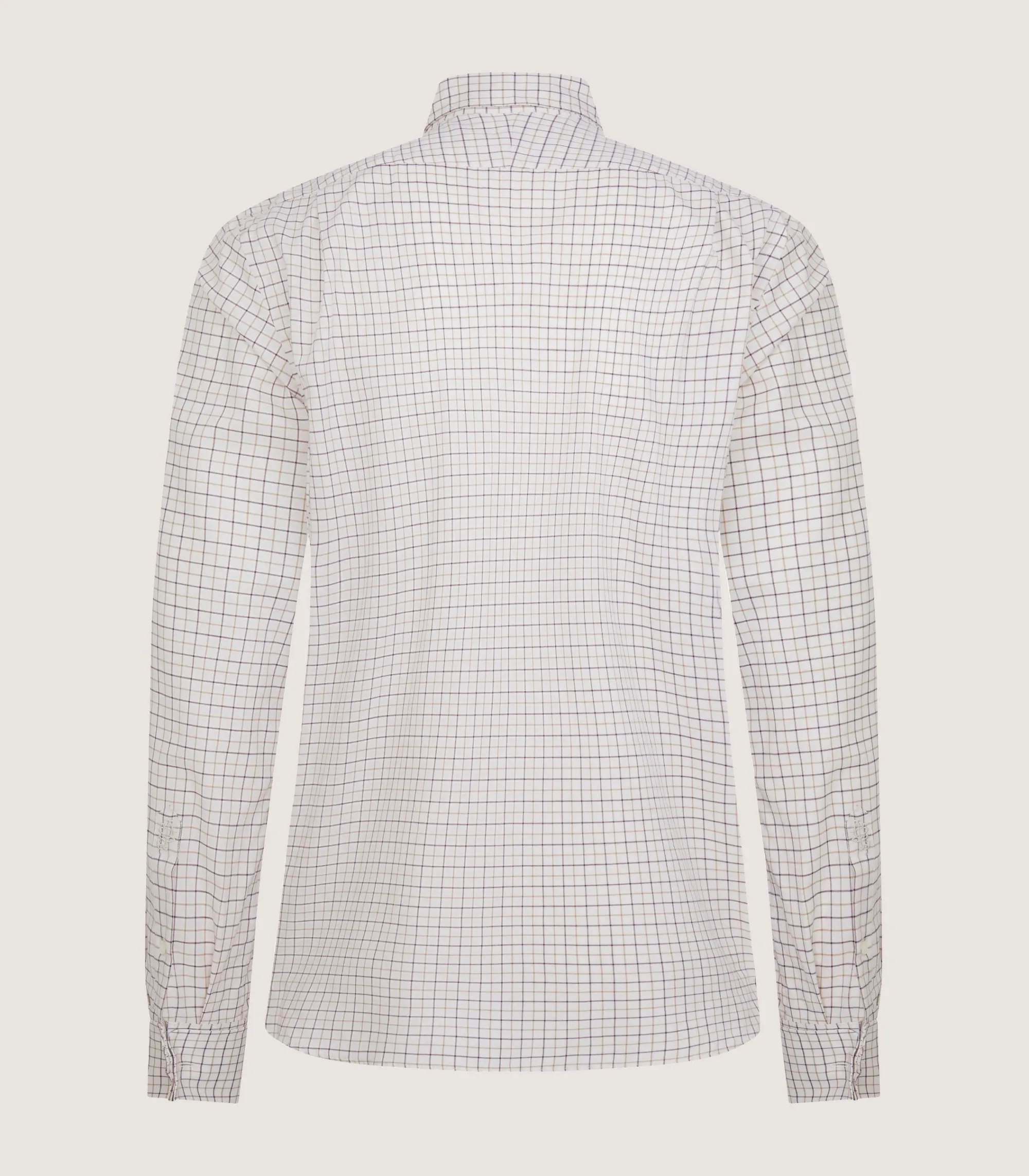 Shirts & Polos|Purdey Men's Summer Sporting Tattersall Double Cuff Shirt