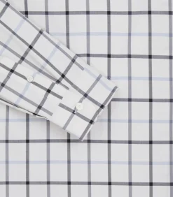 Shirts & Polos|Purdey Men's Summer Sporting Windowpane Pocket Shirt In Blue