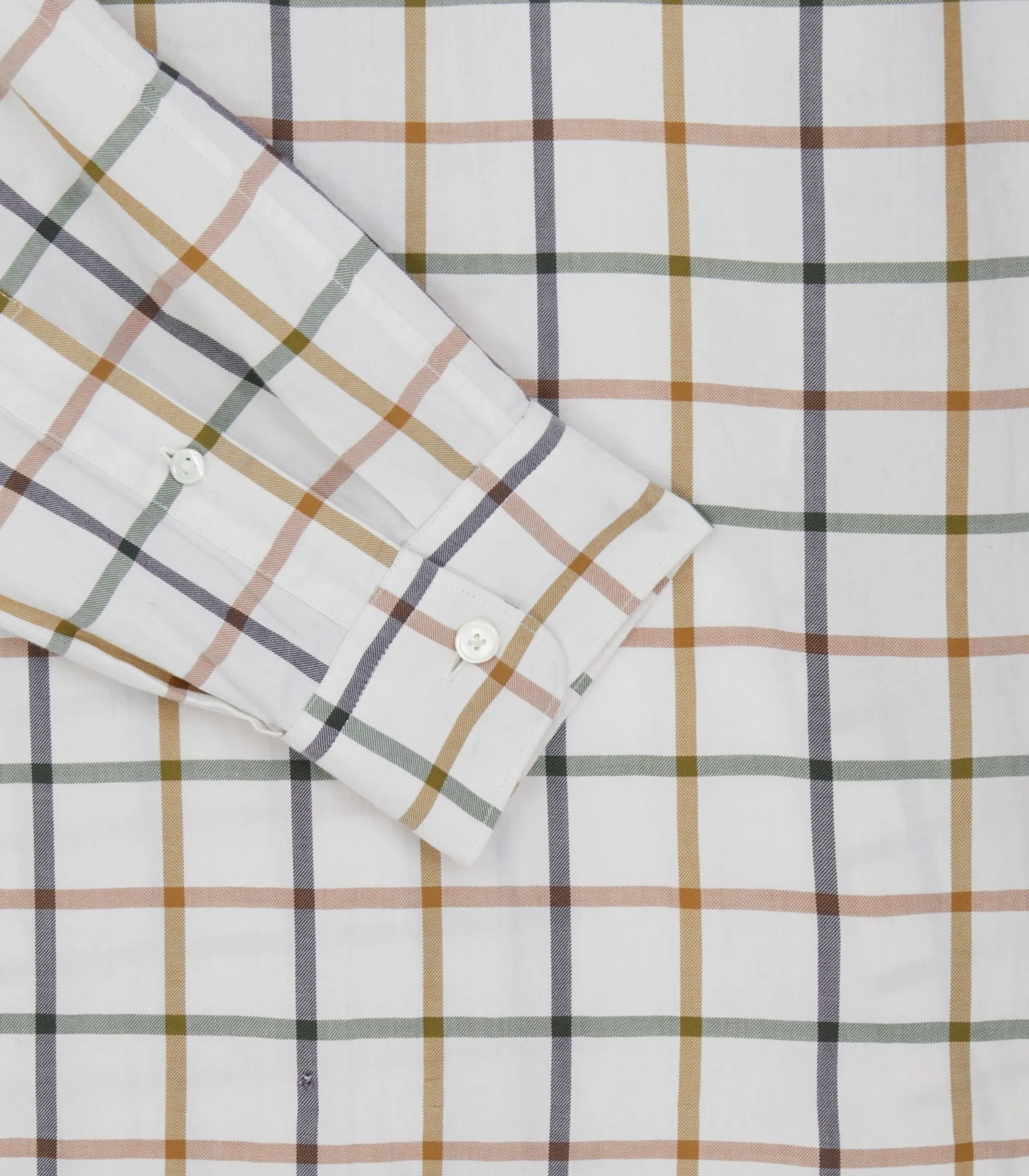 Shirts & Polos|Purdey Men's Summer Sporting Windowpane Pocket Shirt In Green