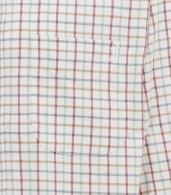 Shirts & Polos|Purdey Men's Tattersall Sporting Shirt in Audley Red