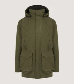 Field Coats|Purdey Men's Technical Yorkshire Field Coat in Moss Green