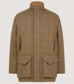 Field Coats|Purdey Men's Tweed Raglan Field Coat in Morar