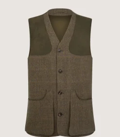 Sporting Vests & Gilets|Purdey Men's Tweed Sporting In Morlich