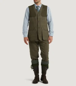 Sporting Vests & Gilets|Purdey Men's Tweed Sporting In Morlich