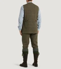 Sporting Vests & Gilets|Purdey Men's Tweed Sporting In Morlich