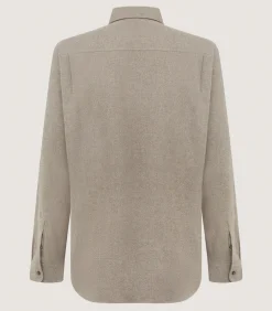 Shirts & Polos|Purdey Men's Wide Herringbone Double Pocket Shirt