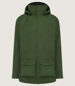 Outerwear|Field Coats|Purdey Men's Wiltshire Lightweight Coat In Pine Green