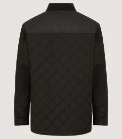 Fleece & Jackets|Purdey Men's Winchester Quilted Jacket in Walnut