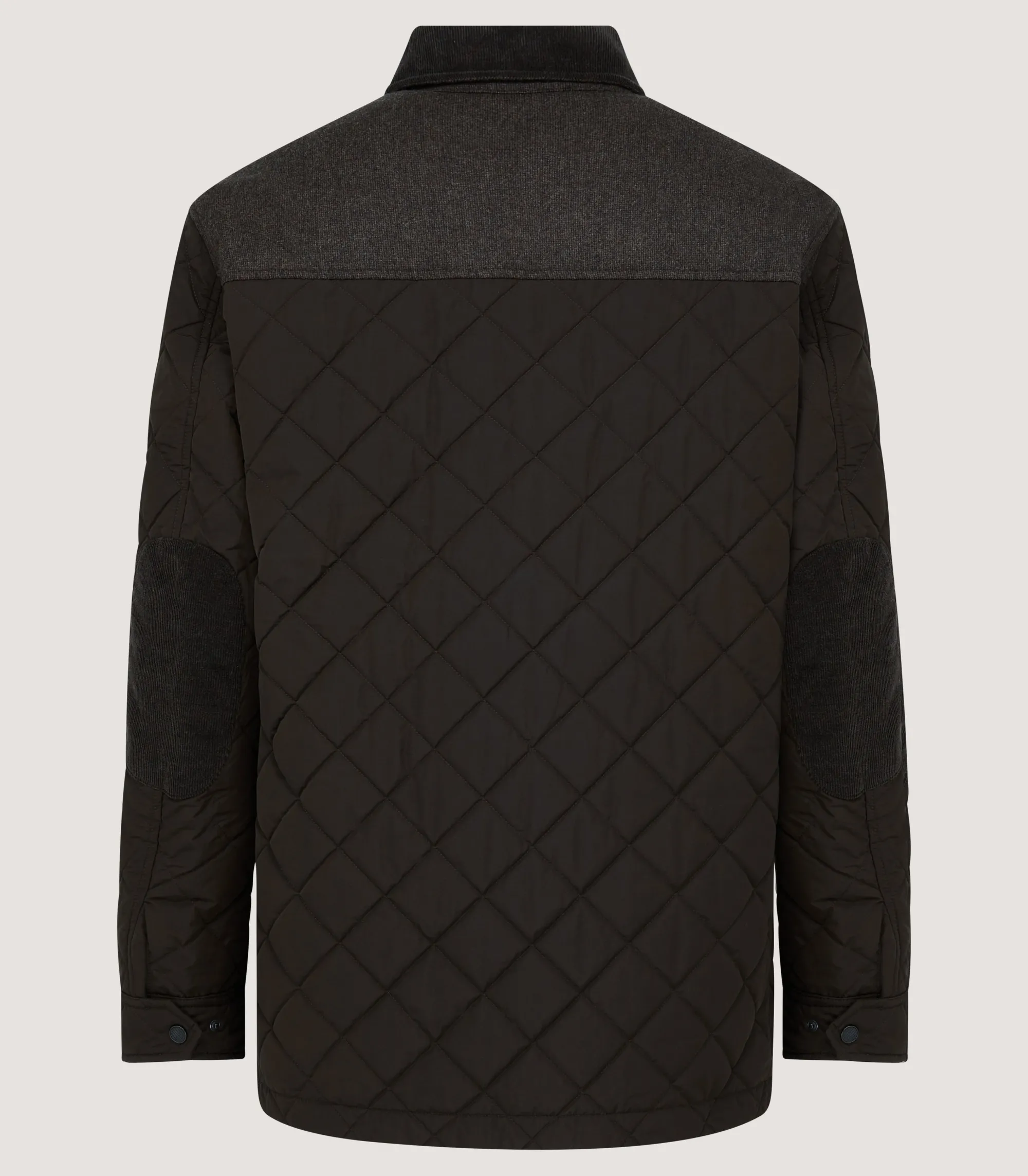 Fleece & Jackets|Purdey Men's Winchester Quilted Jacket in Walnut