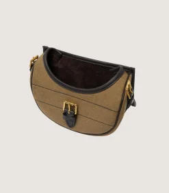 Gun Covers, Cartridge Bags & Belts|Purdey Nettle Canvas Cartridge Bag In Moss Green