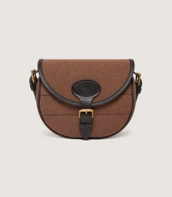 Gun Covers, Cartridge Bags & Belts|Purdey Nettle Canvas Cartridge Bag In Walnut